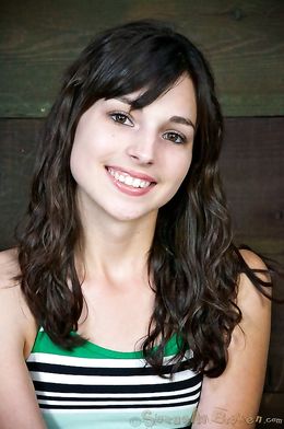 Teen's beautiful face designated by master's cock