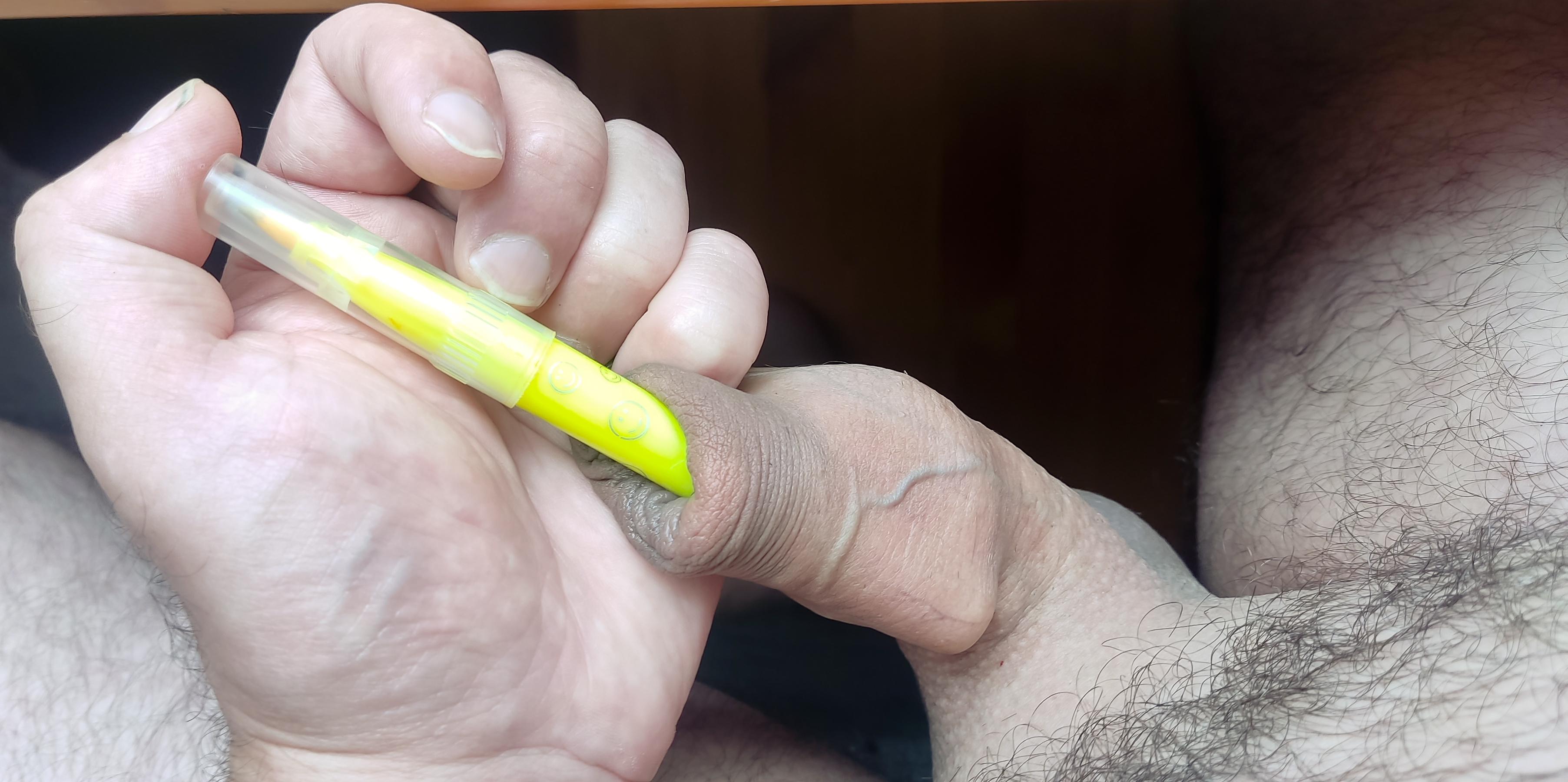 Foreskin play - sharpie