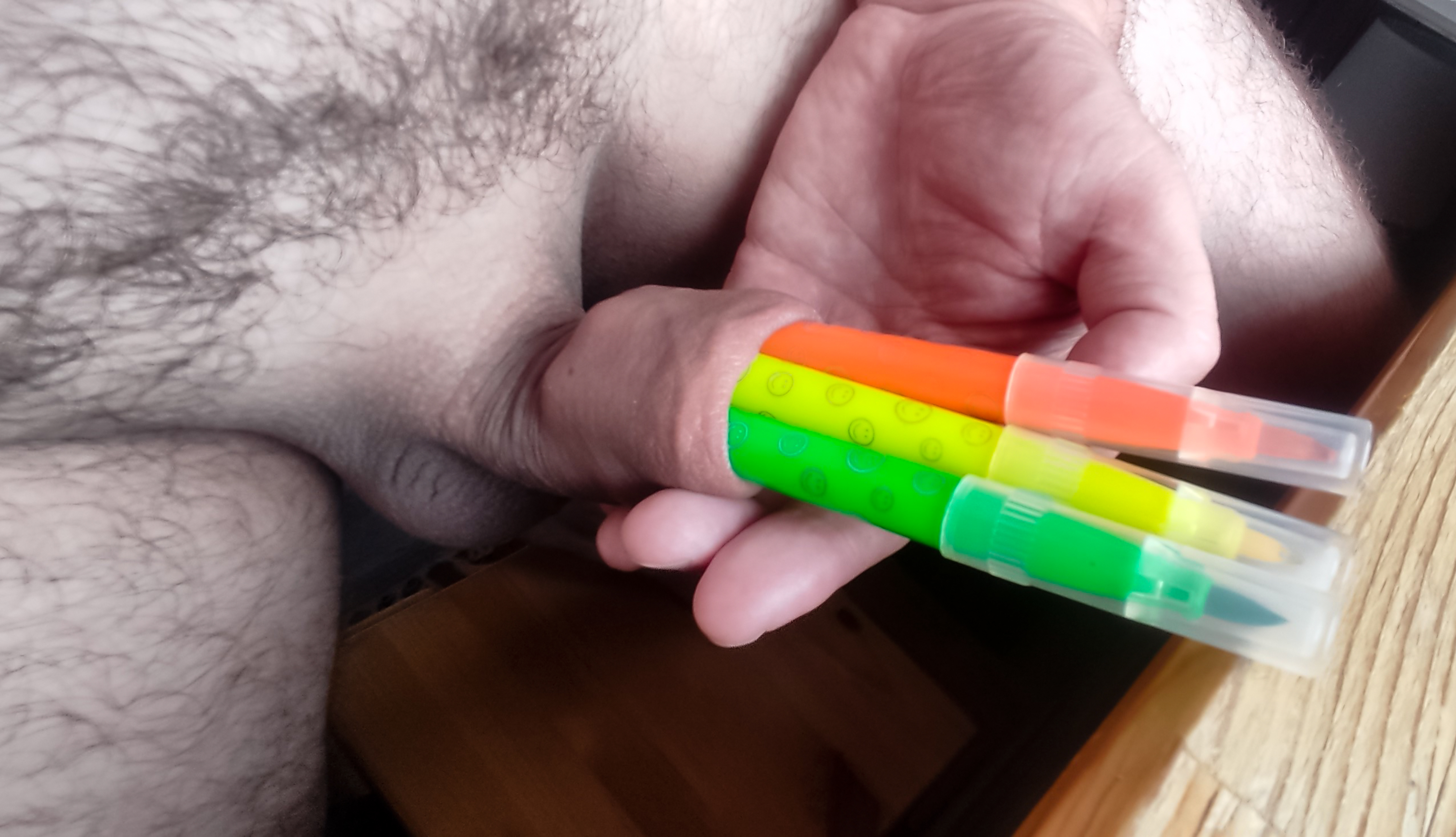 Foreskin play - sharpie