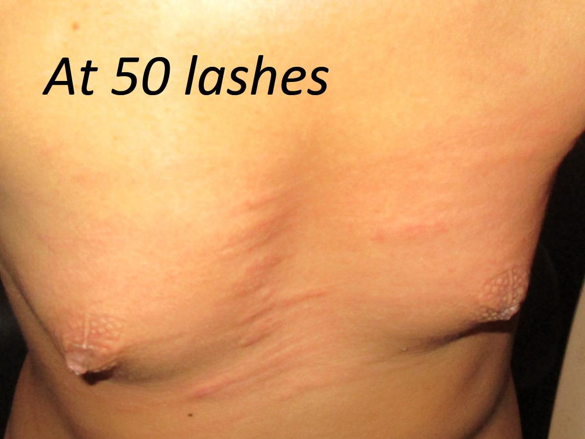 100 lashes with others watching