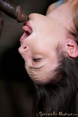 Awesome face-fucking with a black lord