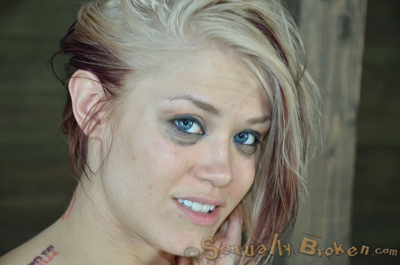 Bondage deepthroat for slutty teen girl