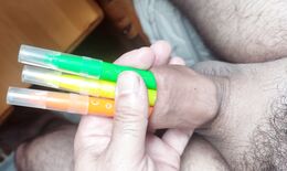 Foreskin play - sharpie