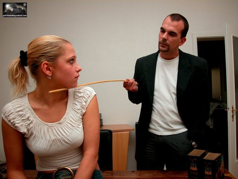 Teen asses need the taste of the school cane