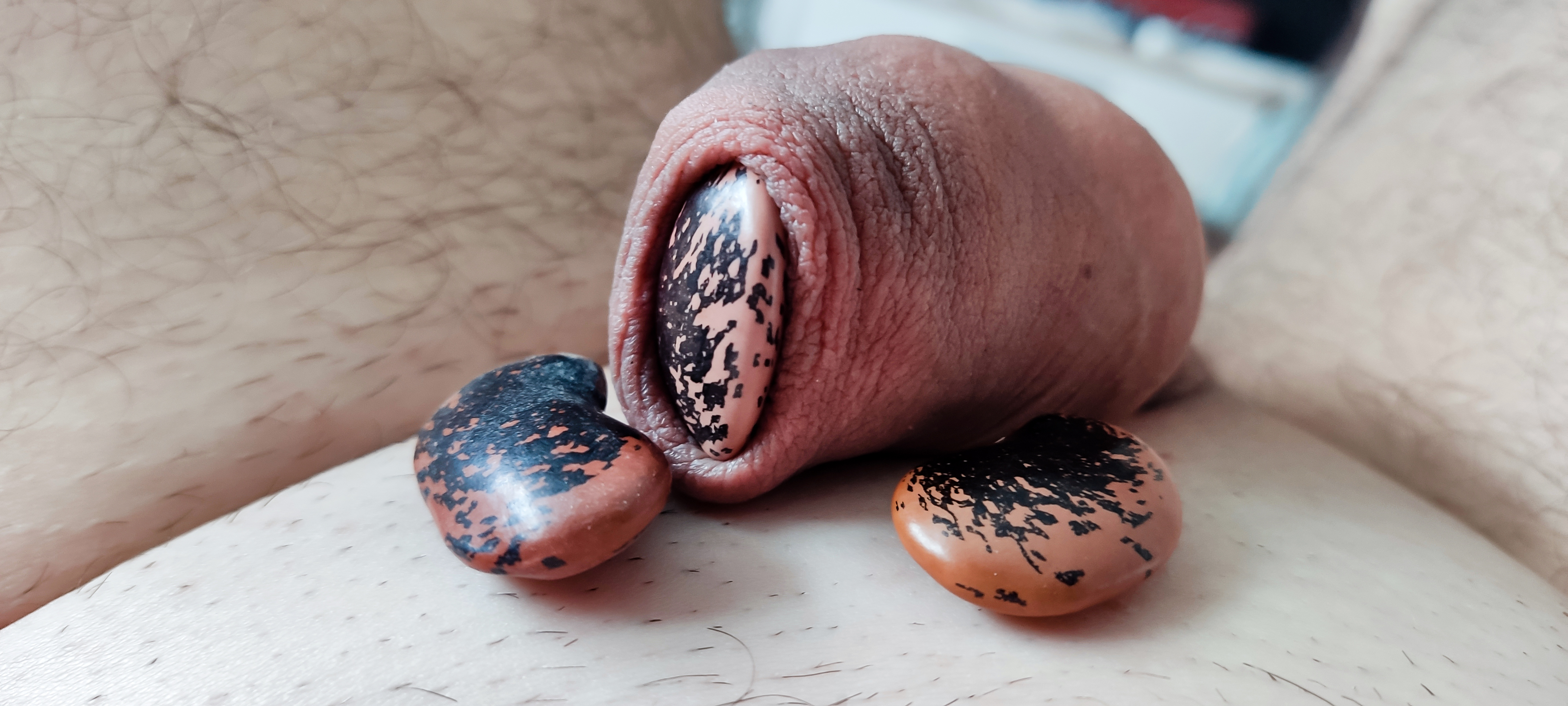 My foreskin play - bean