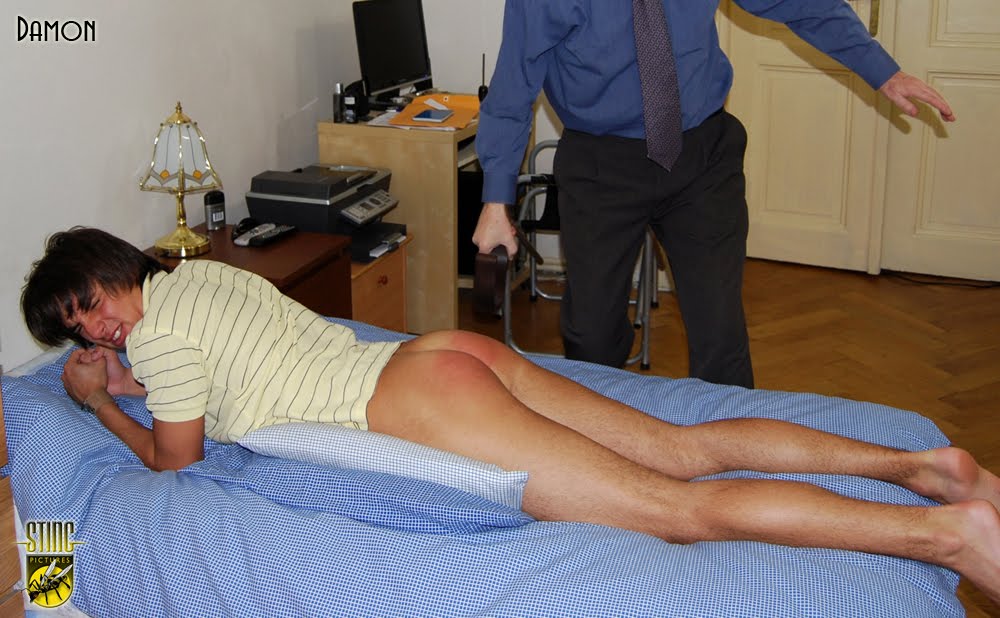 Cock is hard when daddy whips