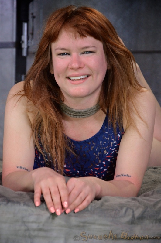 Redhead beauty really enjoys vaginal sex with her dominator