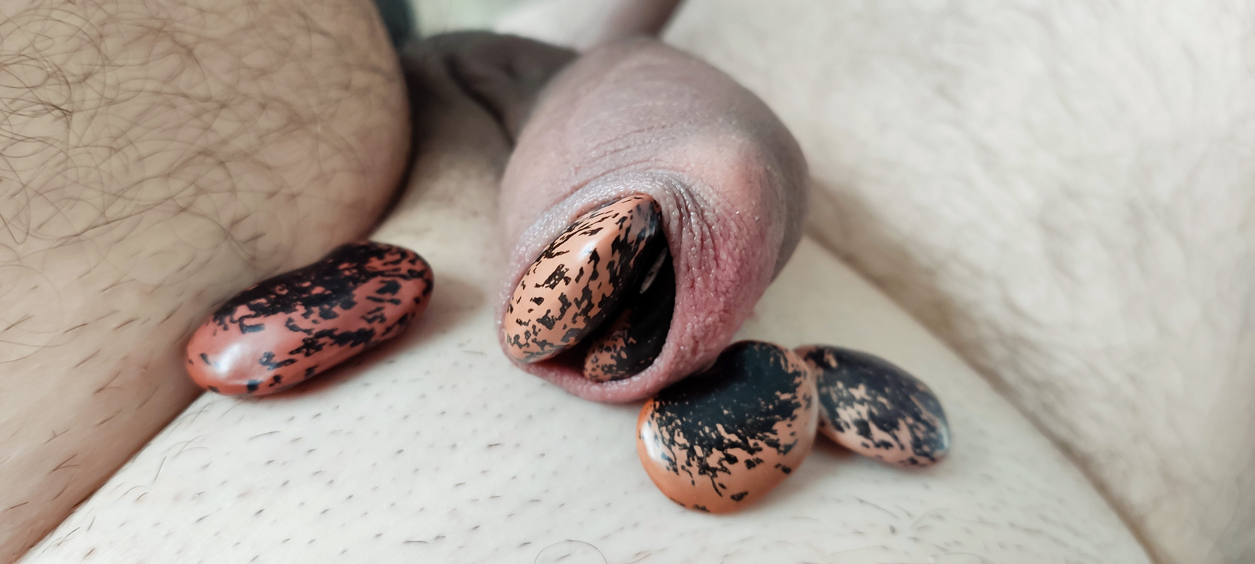 My foreskin play - bean