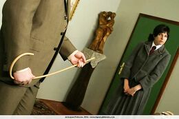 Caning school for schoolgirls